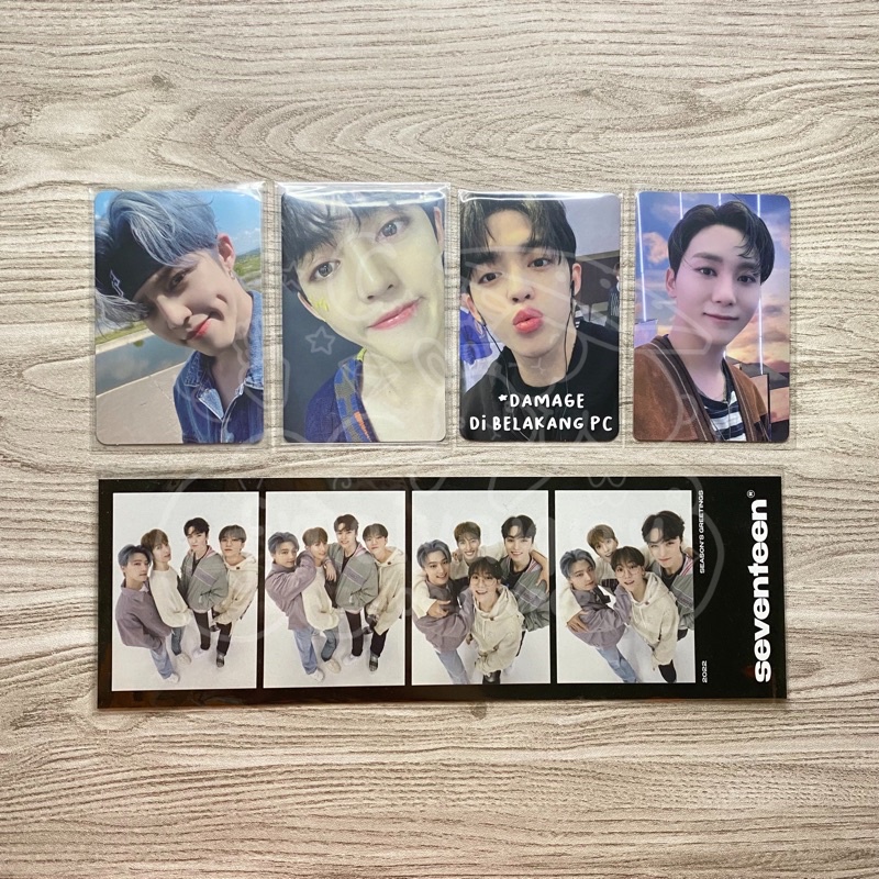 Seventeen Scoups Benefit Synnara Henggarae & Fallin’ Flower / FLFL Japan Photocard Lim C & Bene Yizh