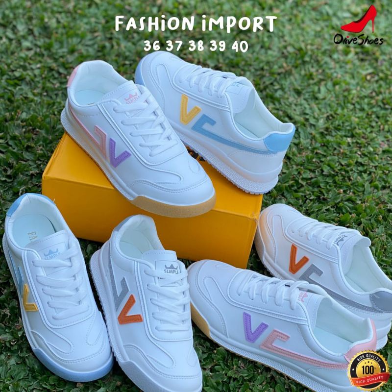 SEPATU FASHION IMPORT [FREE BOX] BY OLIVE SHOES