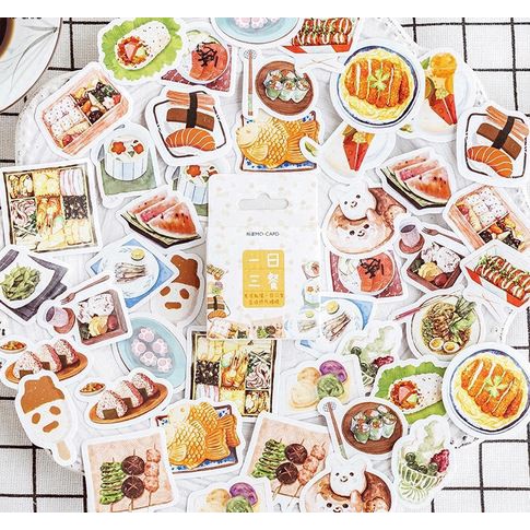 

Label Stickers - Three Meals A Day (46pcs)