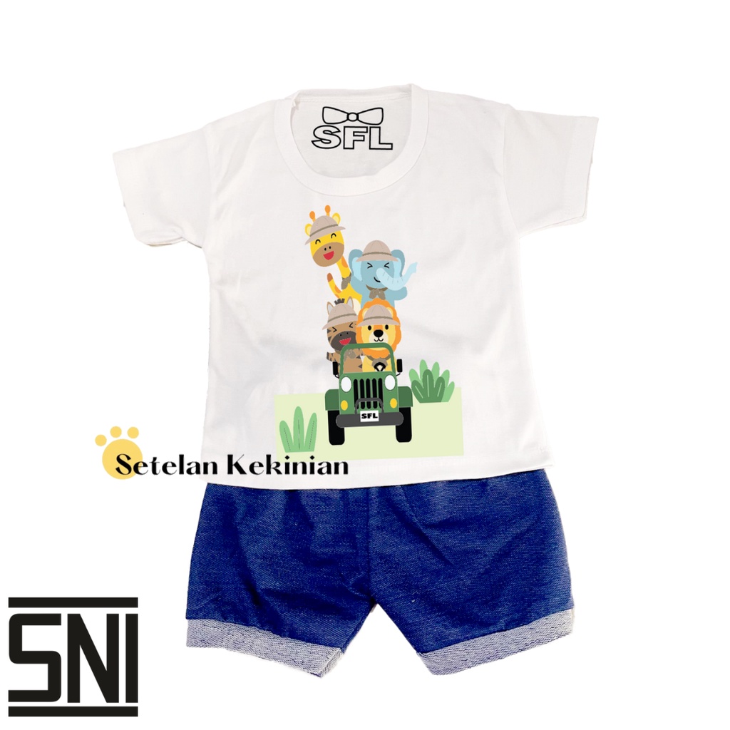 [PIRATE] Set Baby Boy Lucu Like Import 0-12bulan Setelan Anak Laki Laki Kado Lahiran Newborn