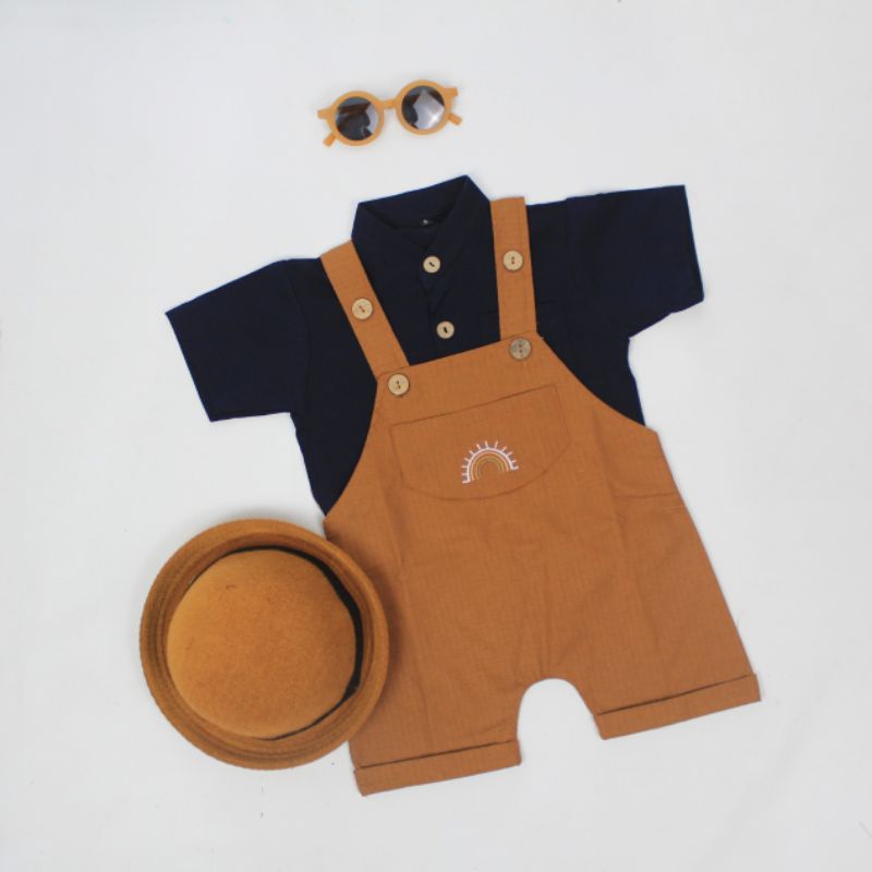 OVERALL - Promo 10.10 Overall Anak Jumper Bayi Baby Kids Cewek Cowo Perempuan Laki Katun Lucu Murah 1 2 3 4