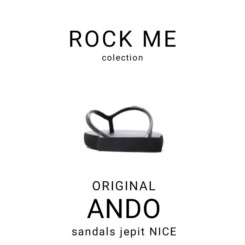 Ando nice sandal jepit santai wanita original