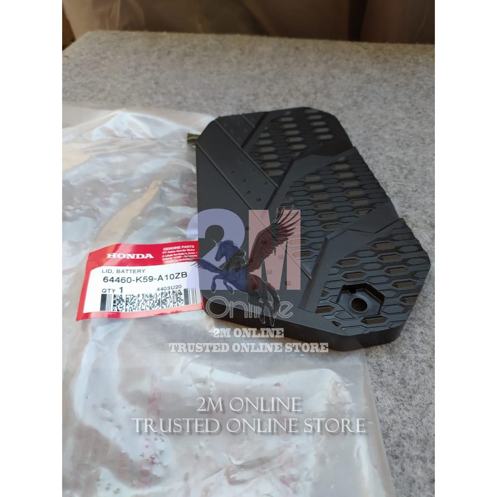 Mdr LID BATTERY TUTUP AKI VARIO 150 HITAM ORI AHM 64460-K59-A10ZB