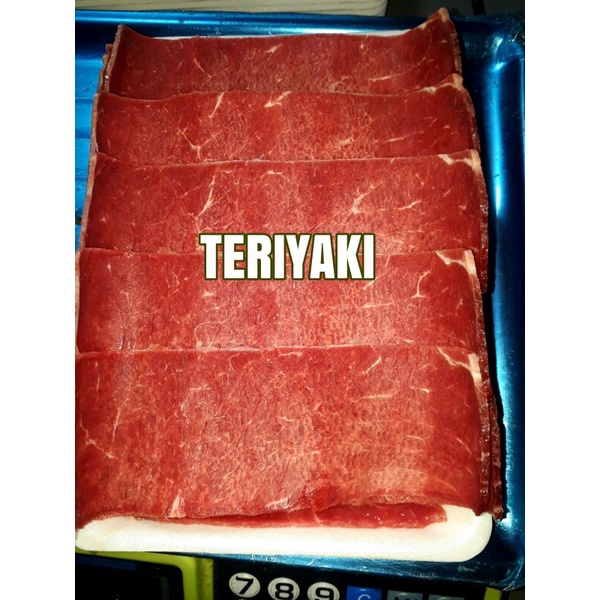 

Beef Slice teriyaki Non Lemak 500gr