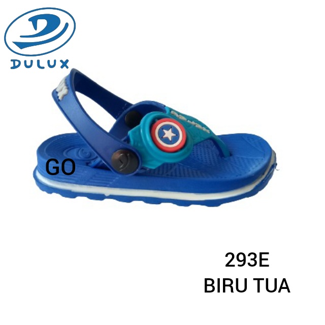 gos DULUX 293E A Sandal Jepit Bayi Balita Jepit Anak Laki Laki Karakter Captain America