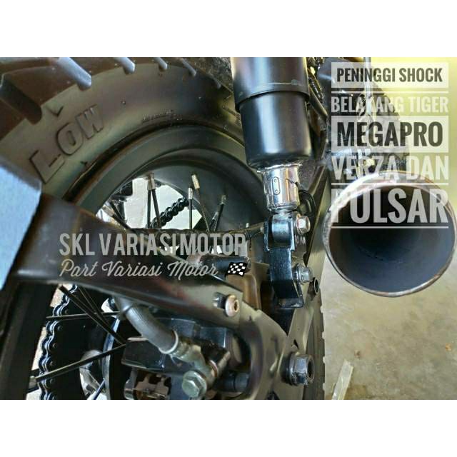 Paket Peninggi Shock Belakang Honda Tiger Megapro Motor Bebek Dengan Double Shock Swing Arm Kotak