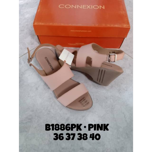 Sepatu sandal wedges Connexion B1886