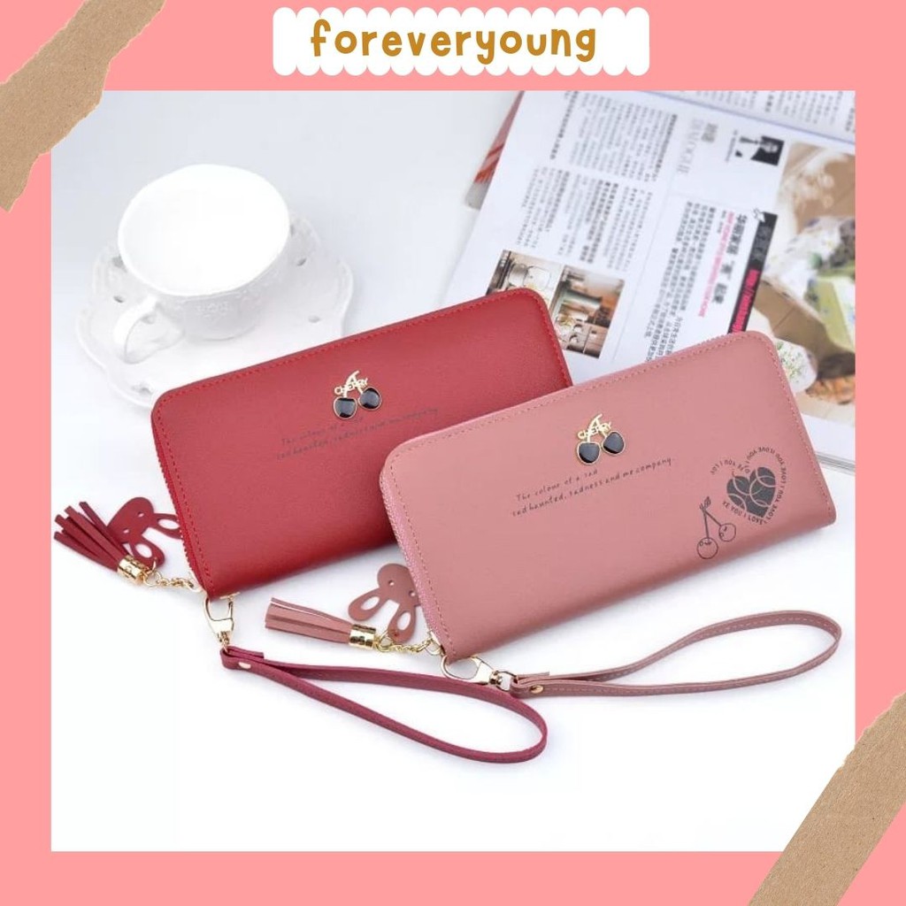 ( Fy ) COD Dompet Wanita IMPORT Dompet Panjang Wanita dompet murah DOMPET PANJANG DOMPET IMPOR