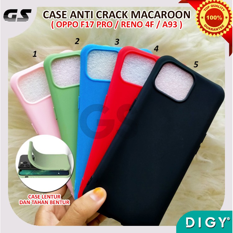 OPPO A53 A33 A32 A52 A72 A92 A8 A31 F17 F17 PRO RENO 4F A93 TPU Case Casing Anticrack Macaron Warna
