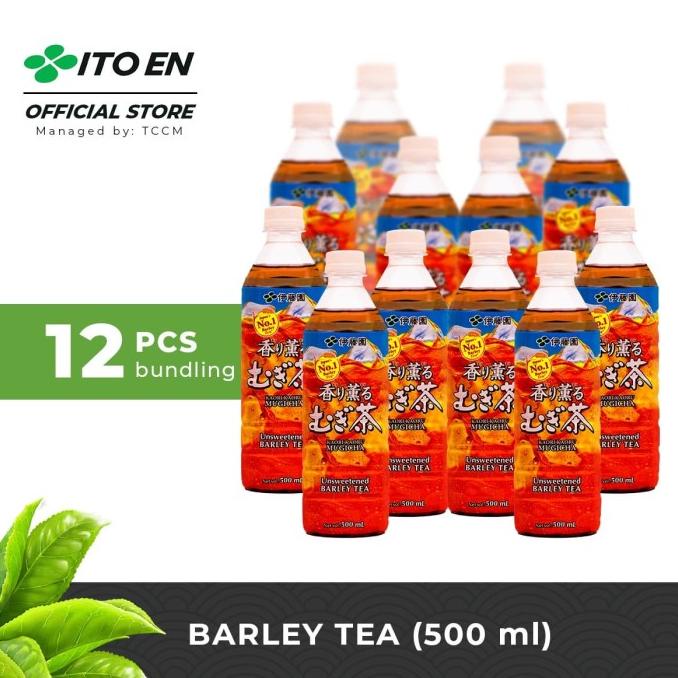 

(BISA COD) ITO EN Barley Tea Unsweetened Teh Jelai Jepang 500ml No Sugar - 12 pcs BERMUTU Kode 212