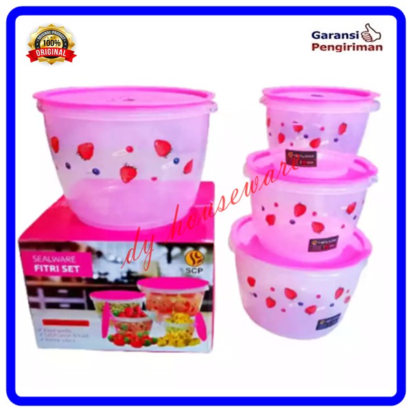 Toples Plastik 1 Set Isi 4 PCS Fitri Sealware