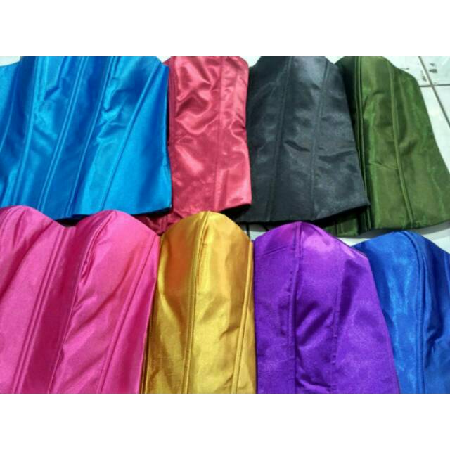 Promo Bustier kamisol satin bertali kemben longtorso tebal kebaya murah kamisol kebaya inner murah