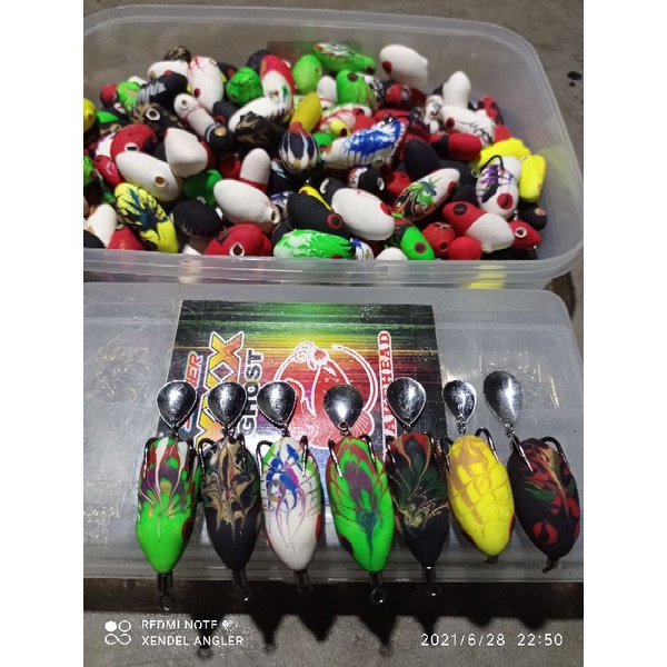 soft frog umpan casting