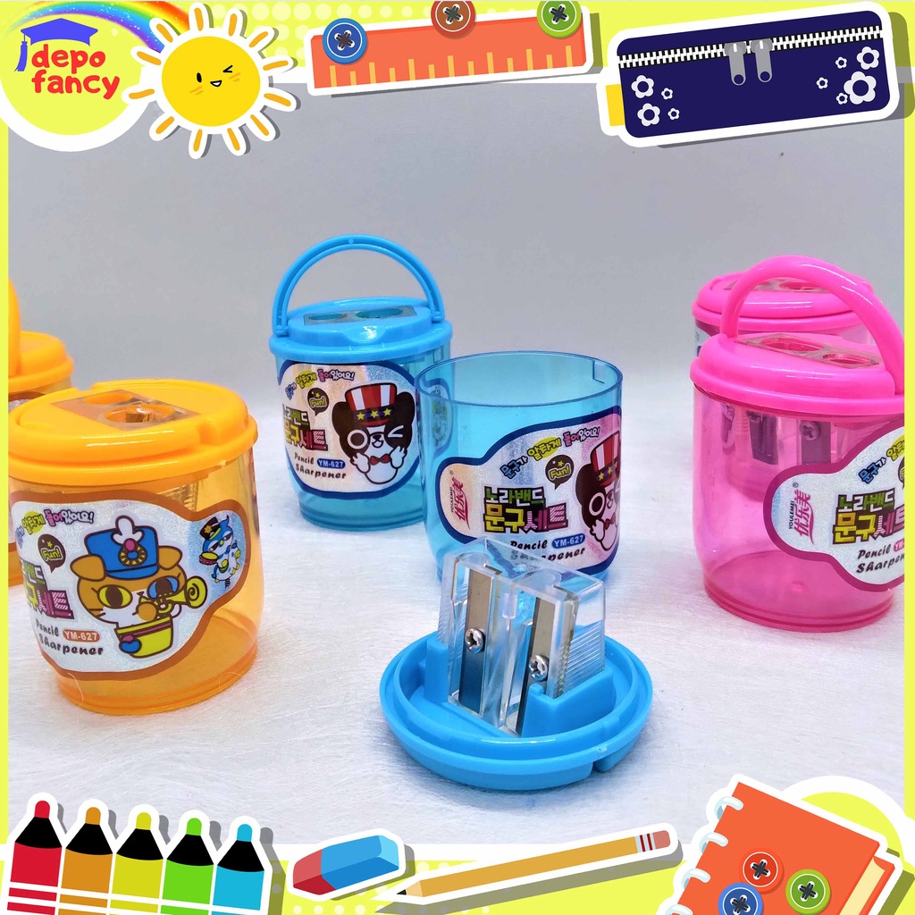 

[2 pcs] Rautan Pensil / Orotan Cantik / Sleper Tajam 2 Lubang 627 Tabung (1set 2pcs)