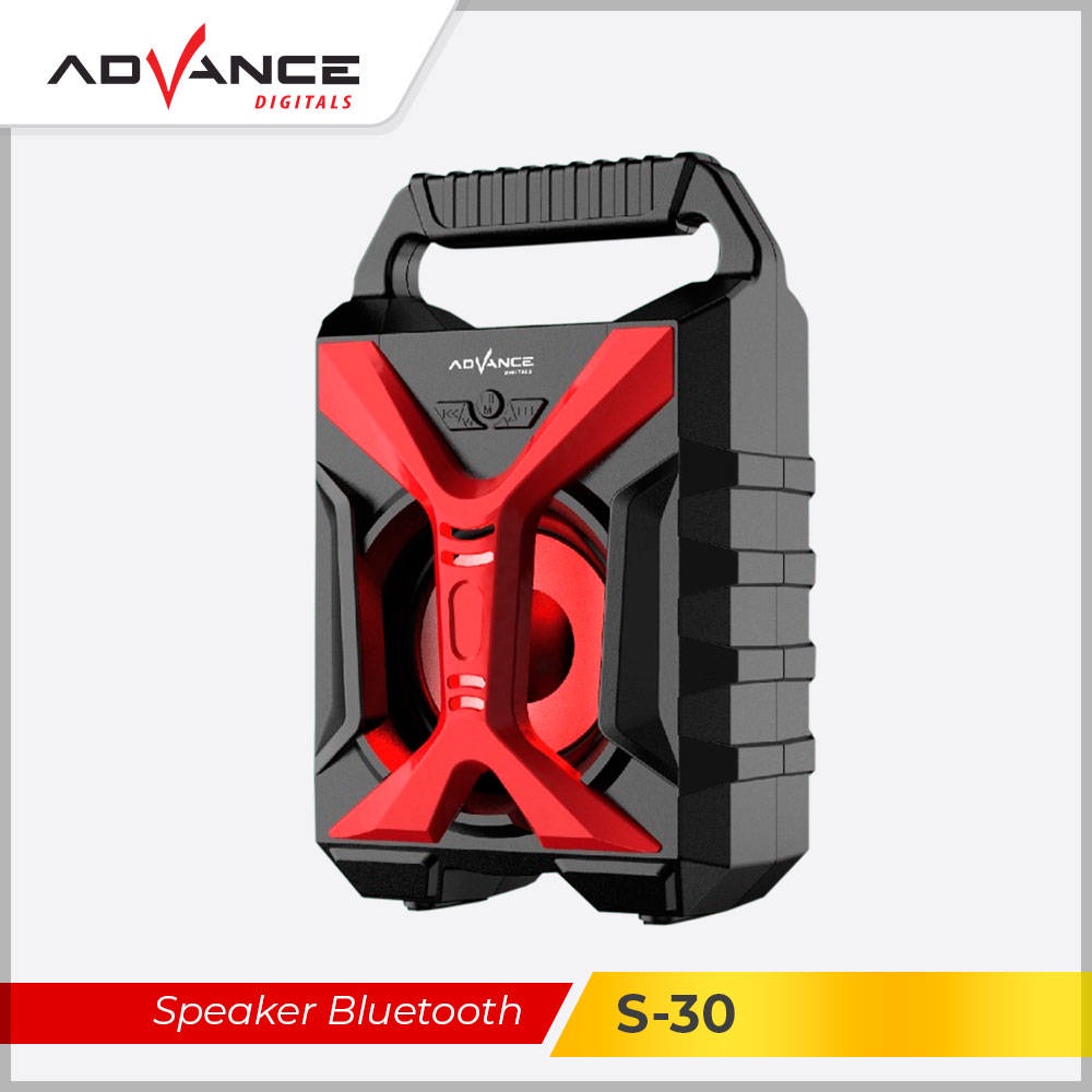 【READY STOCK】 Advance Speaker S30 speaker bluetooth portable bluetooth active speaker perangkat