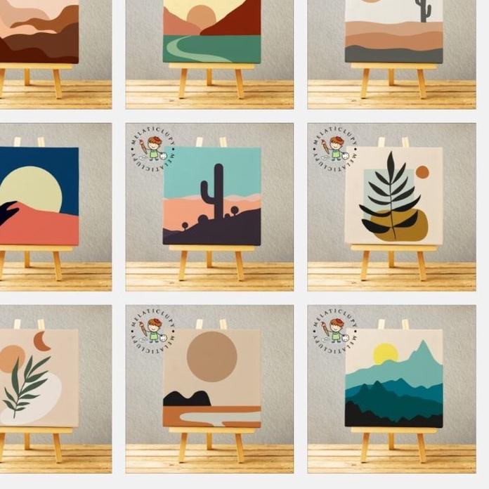 

Product Terlaris|SQ24|PAINT BY NUMBER MELUKIS KANVAS