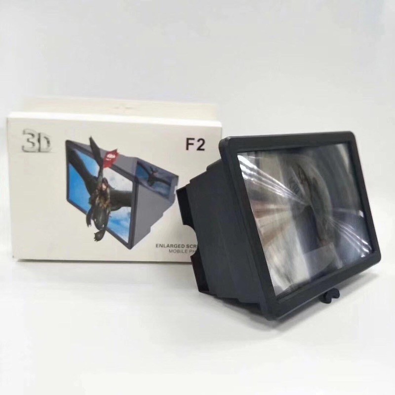 Perbesar layar Hp 3D Enlarged Screen mobile phone F2 3d Hitam Putih