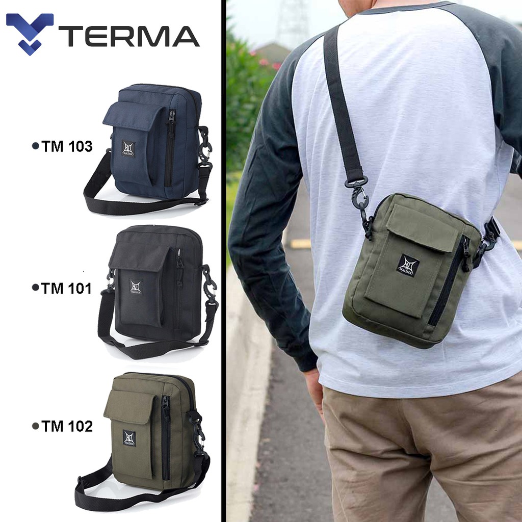 Tas Selempang Distro Pria Terbaru Travel Bag Kecil Cross Body - sligbag Slimbag Mini