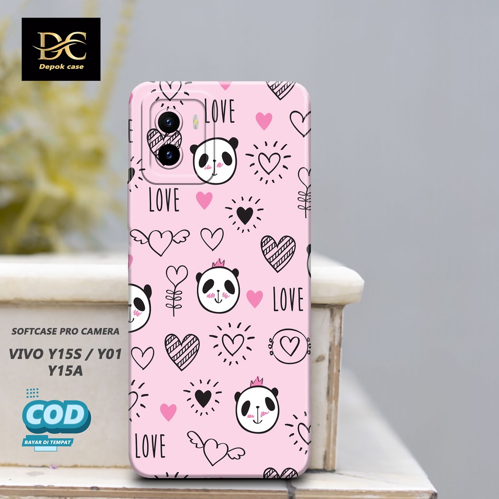Case Vivo Y15s / Y01 / Y15A Terbaru - Fashion Case LOVE - Casing Hp Vivo Y15s / Y01 / Y15A Terbaru -