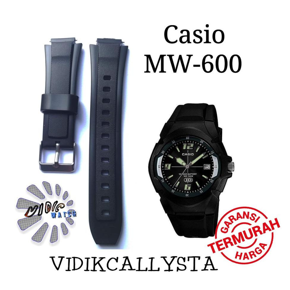 Strap Tali Jam Tangan Casio MW600 Mw 600 MW-600 Tali jam Casio [GNQ. 492499]