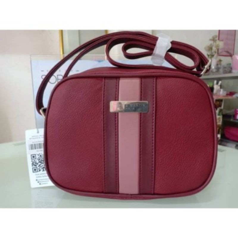 tas azurine maroon Sling bag Sophie paris