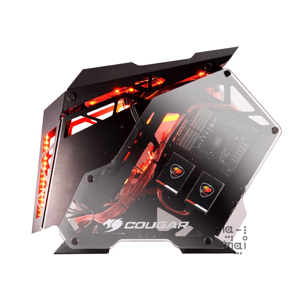 COUGAR GAMING CASE CONQUER MID TOWER Immaculate Tempered Glass