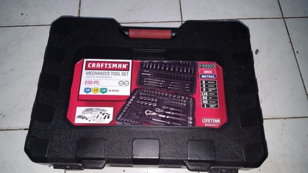 Kunci Sok Set. Socket. Wrench Craftsman USA. 230 pc. 99920. Professional Mechanics Tool Set