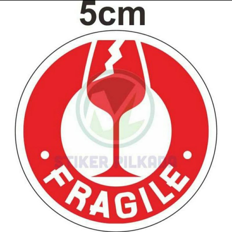 

STIKER FRAGILE BULAT 5x5CM