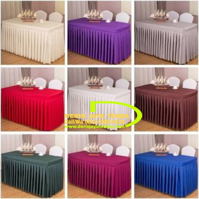 Cover meja rempel 180x60x75