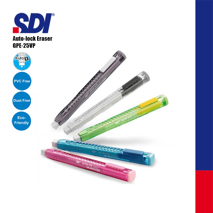 

SDI Autlock Eraser + Refill / Penghapus + Isi GPE-25VP