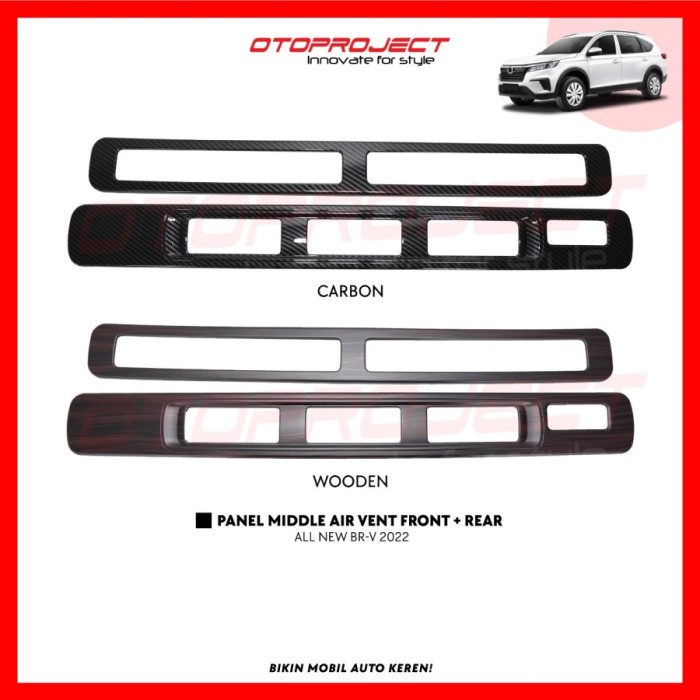 Cover Panel Middle Air Vent All New BRV 2022 Kanan Kiri Carbon Wooden