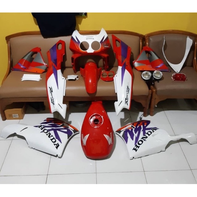 Body Full Set Honda NSR RR ASTRA Original Second Hand Repaint