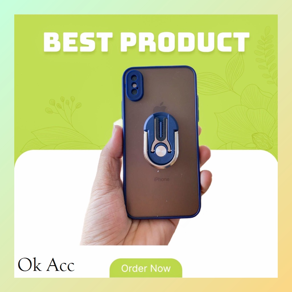 Softcase Casing Ring Stand FC MB for Oppo Reno 3 4 4F 5 5F 6 7 7z 5G Realme C11 C12 C15 C2 C1 U1 U2 2 Pro C20 C20A C21 C21y C25 C31 C35 3 C3 5 5s 5i 7 7i C17 8 8i Narzo 20 30A 50A 50i