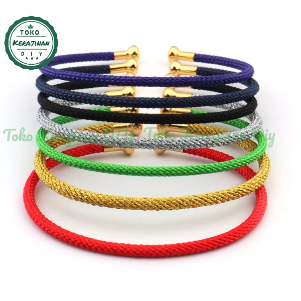 Gelang Tali Kawat Anti Air Waterproof Untuk Liontin Emas