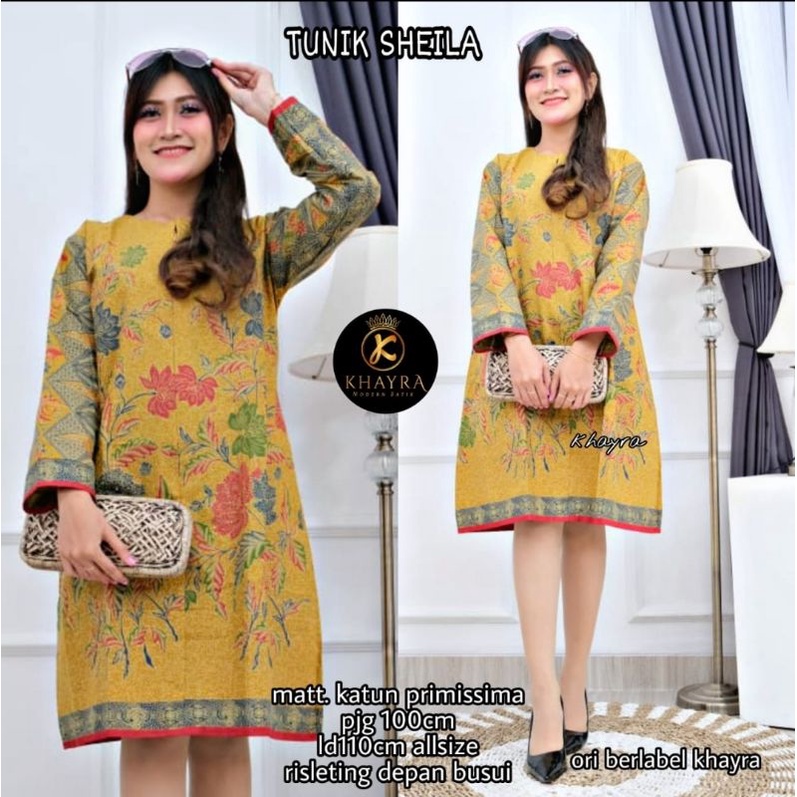 Tunik Sheila Batik Solo Ori / Tunik Premium Solo / Ori Khayra