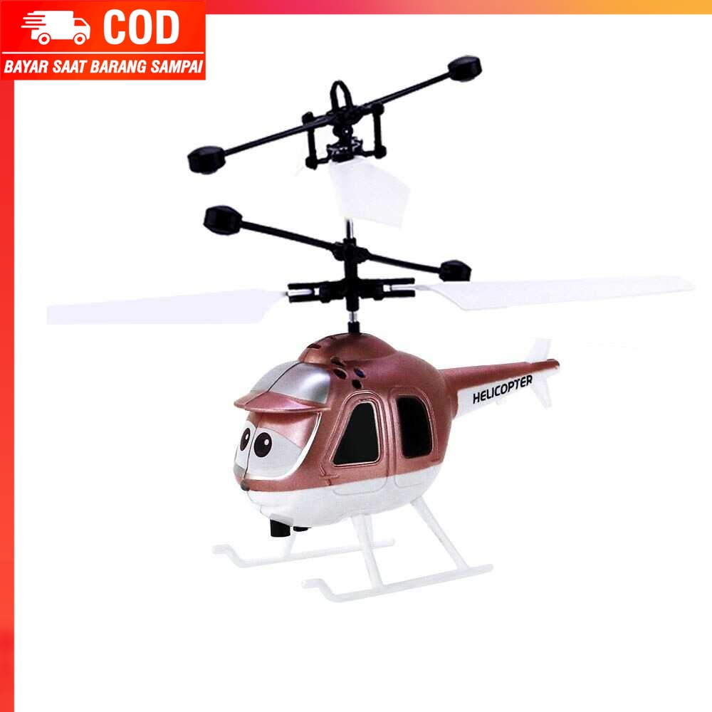 (100% BARANG ORI) Mainan Helikopter Anak - Anak dengan Kontrol Sensor - HD8860