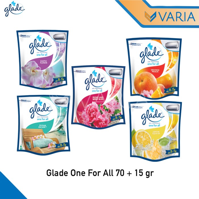 Glade One For All 70 gr Gel Refill Pouch Parfum Pengharum Ruangan