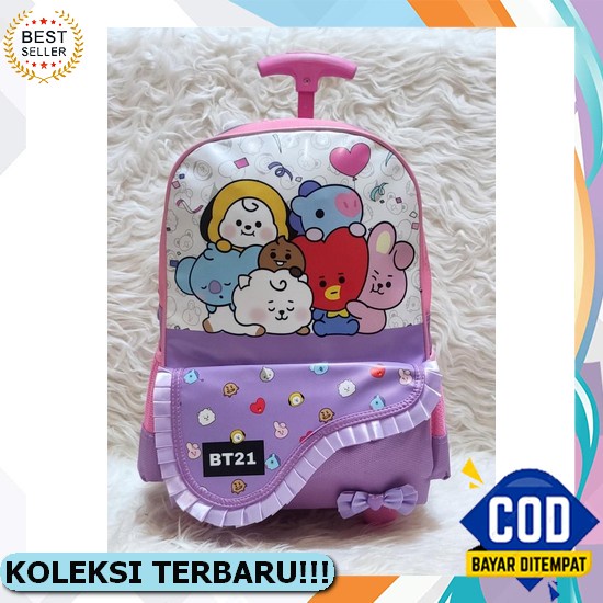 Tas Anak Import Murah Karakter Unicorn Astronot Tas Sekolah Ransel Sd Tk Backpack Tas Troly Tk Bt21 