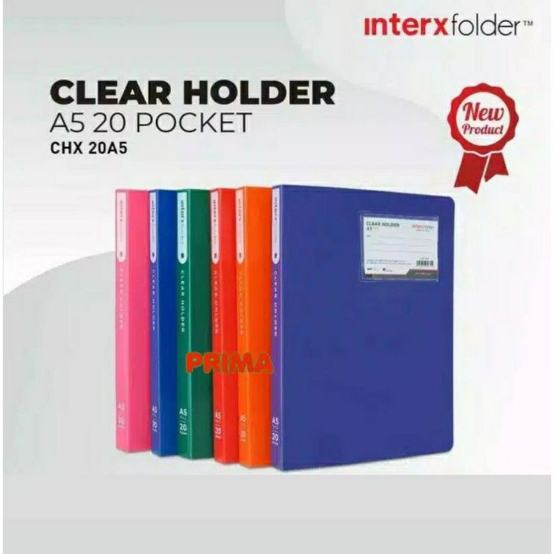 

CLEAR HOLDER / DOCUMENT KEEPER / DISPLAY BOOK A5 INTER X FOLDER ISI 20