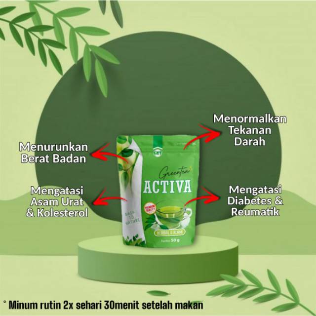 

Greentea activa varian urai(isi 50g)