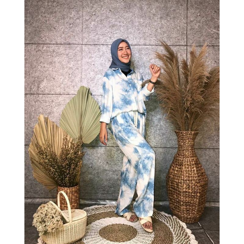azzira one set biru