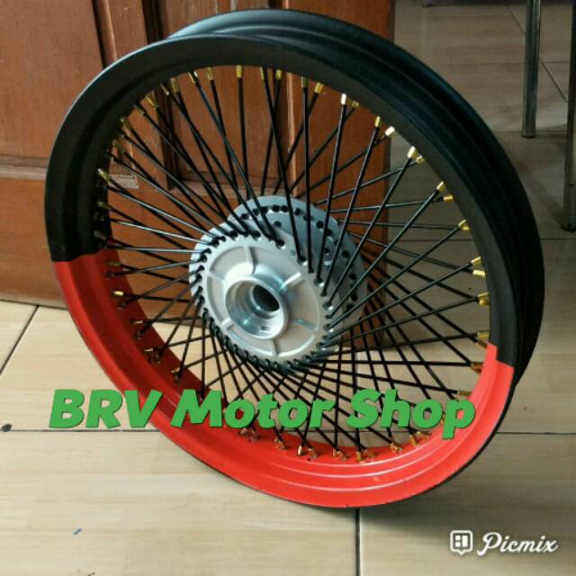 Velg Depan Scorpio Jari Jari Seribu - Paket Velg Jari Jari Seribu Scorpio Depan Ring 17