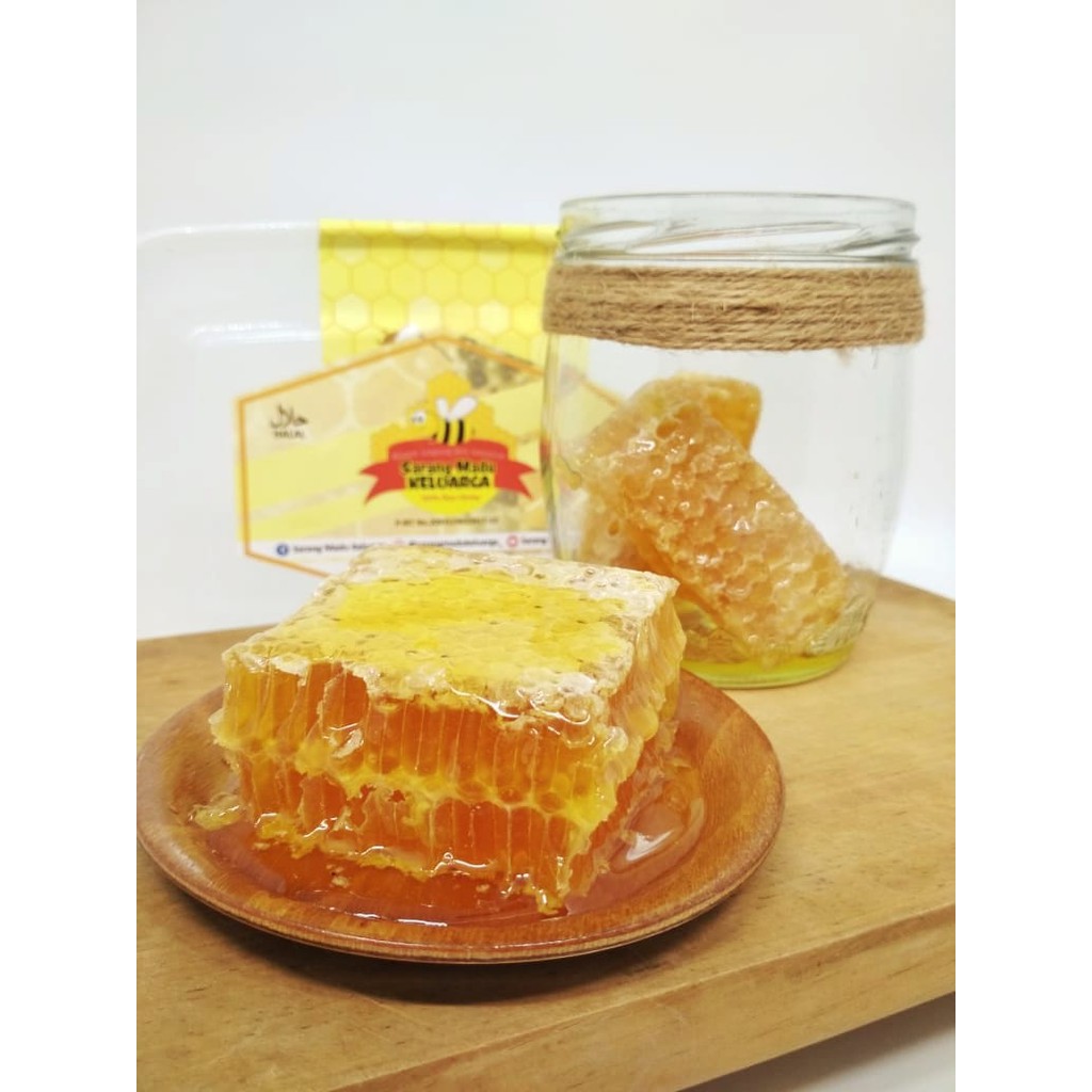 

Sarang Madu Asli/Madu Sarang/Honey comb/Sarang Madu Murni Melifera 500 gram