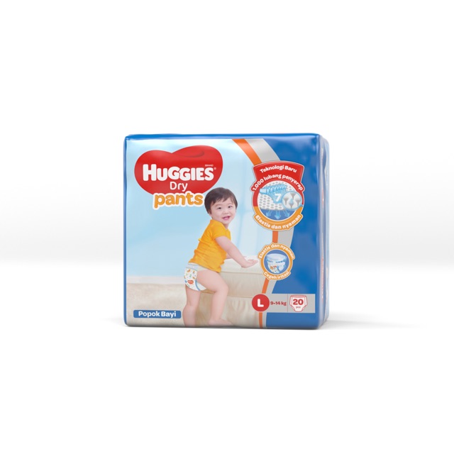 Huggies Dry Pants (Size L / 20 pcs)