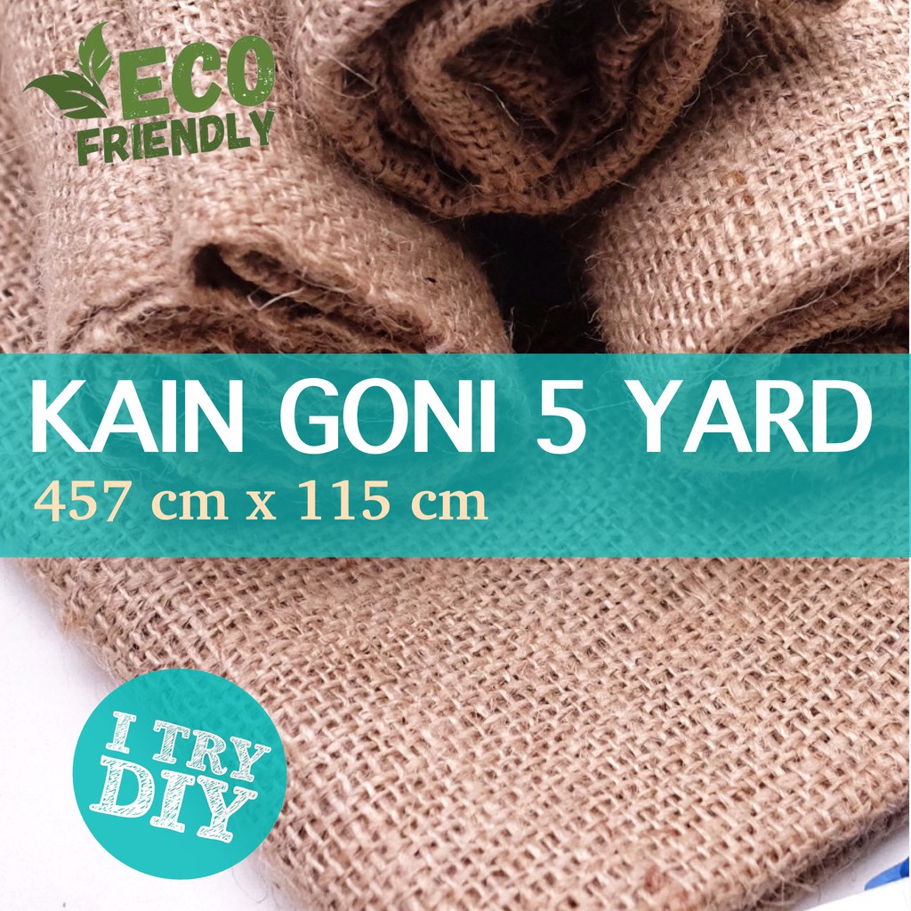 

JUAL KAIN GONI 5 YARD - BURLAP - KERAJINAN TANGAN