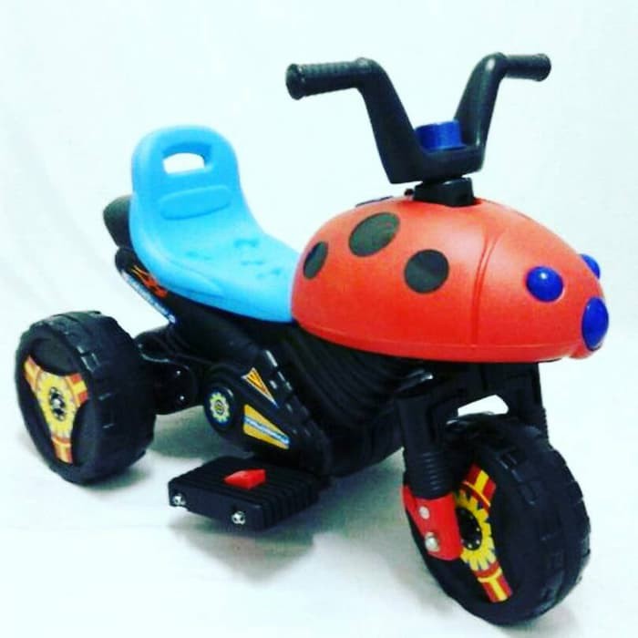 sepeda motor aki mainan anak balita toddler musik lampu kids toys