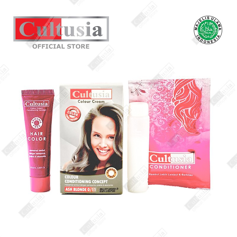 Cultusia Hair Color Ash Blonde 0 11 30 ML