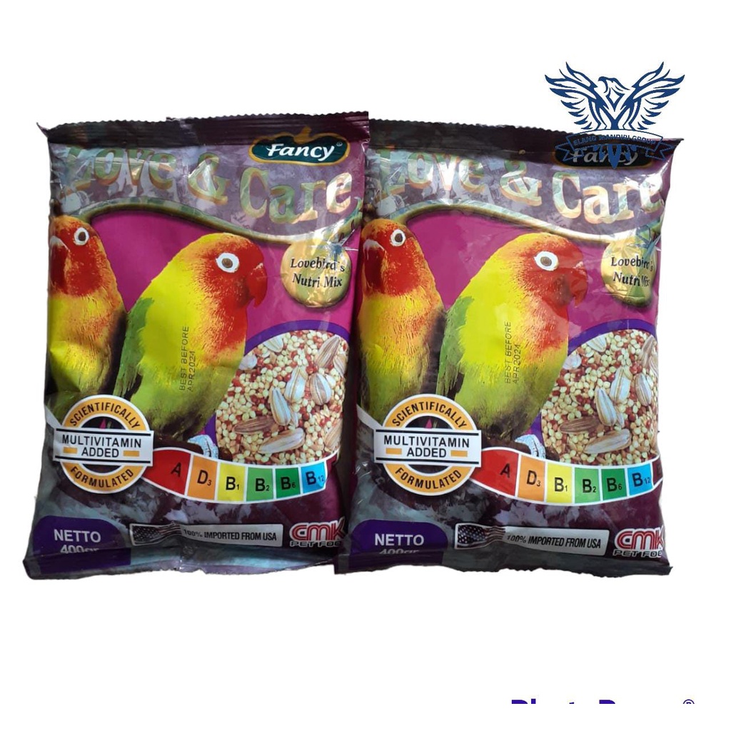 Pakan Burung Lovebird Fancy Love &amp; Care