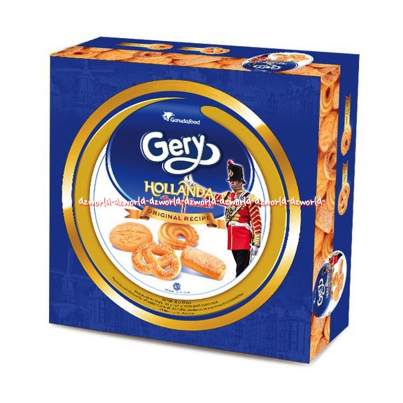 Garuda food 400gr Gery Holanda Butter Cookies Original Recipe Kue Biskuit Kukis Kaleng Geri Hollanda