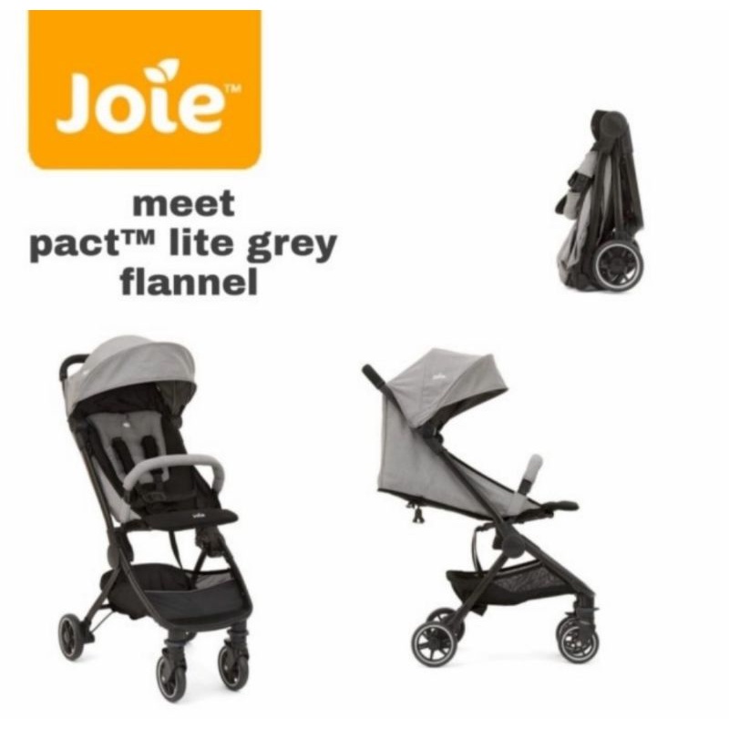 Joie Pact Lite Grey / Stroller Joie / Joie Stroller Travelling | Stroller Cabin Size